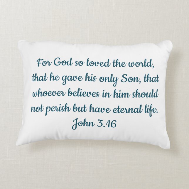 Believe nativity  decorative cushion (Back)