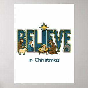 Believe Nativity  Poster