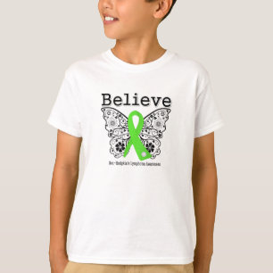 Believe - Non-Hodgkins Lymphoma  Butterfly T-Shirt