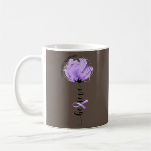 Believe Opioid Overdose Awareness Purple Ribbon Coffee Mug