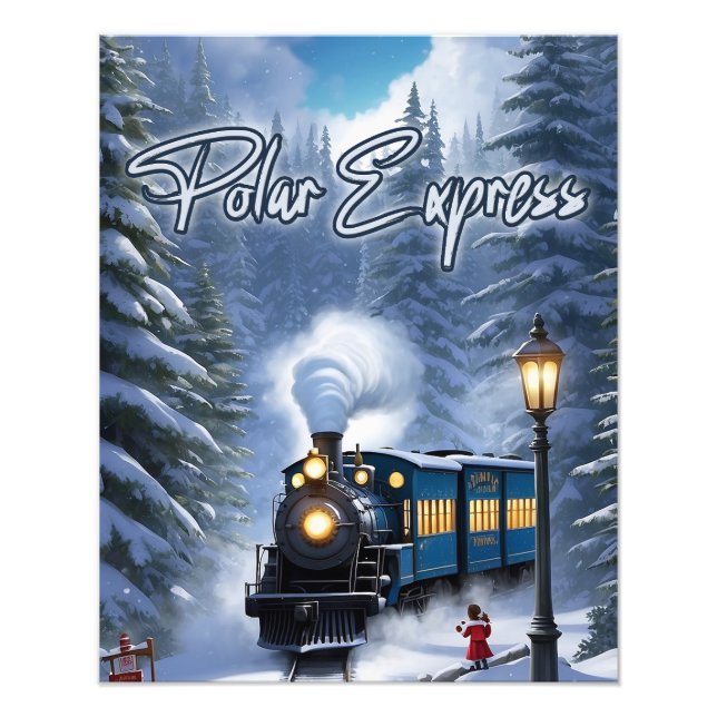 Believe - Polar Express Train Photo Print (Front)