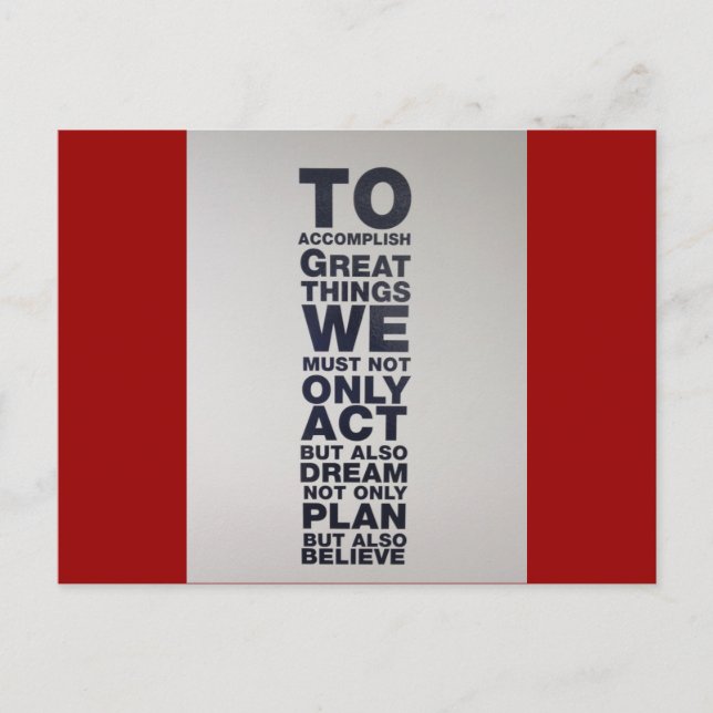 believe postcard (Front)