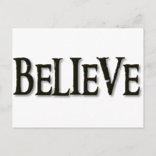 Believe Postcard