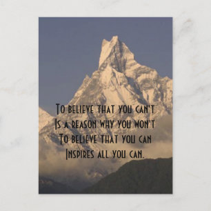 Believe Postcard