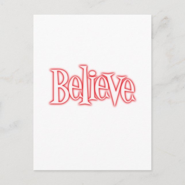 Believe Postcard (Front)
