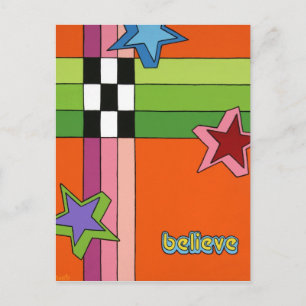 "Believe" Postcard