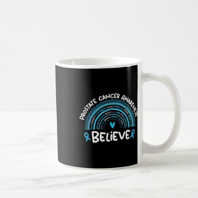 Believe Prostate Cancer Awareness Month _ Prostate Coffee Mug (Right)