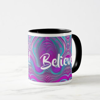 Believe! Psychadelic Swirl Mug