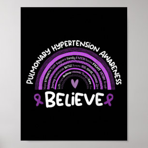 Believe _ Pulmonary Hypertension Awareness Month Poster