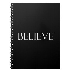 Believe Quotes Inspirational Faith Quote Notebook