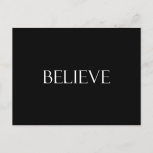 Believe Quotes Inspirational Faith Quote Postcard