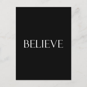 Believe Quotes Inspirational Faith Quote Postcard