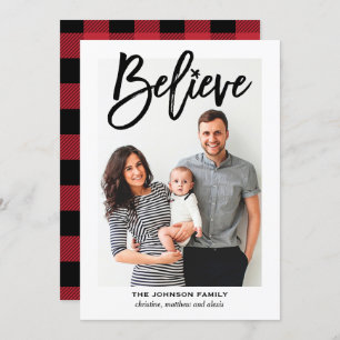 Believe Religious Christmas Holiday Photo