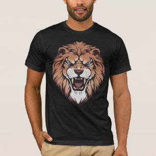 Believe Roaring Lion Motivational T-Shirt for Men