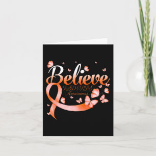 Believe RSD CRPS Awareness Butterfly Card