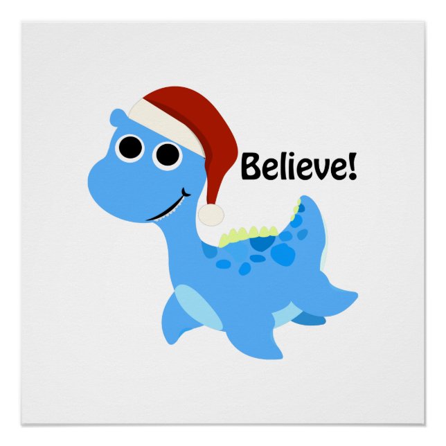 Believe! Santa Nessie Poster (Front)