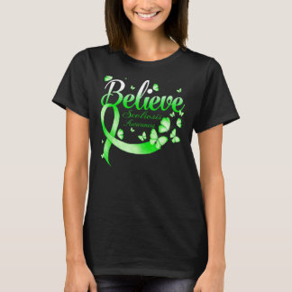 Believe Scoliosis Awareness Butterfly T-Shirt