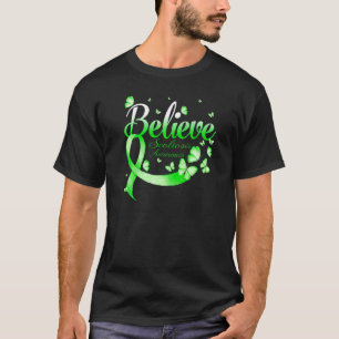 Believe Scoliosis Awareness Butterfly T-Shirt