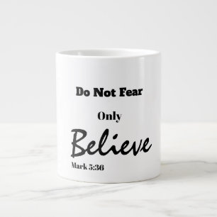 Believe Scripture Jumbo Mug