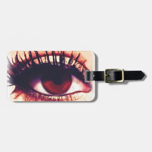 Believe!-Stay Focused_ Luggage Tag (Front Horizontal)