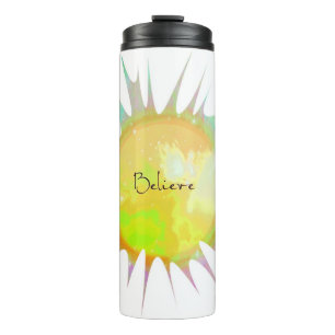 Believe sunburst thermal tumbler