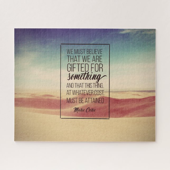 Believe That We Are GIFTED Jigsaw Puzzle (Horizontal)