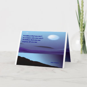 Believe that you can greeting card