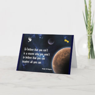 Believe that you can greeting cards