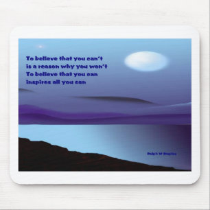 Believe that you can mouse pad