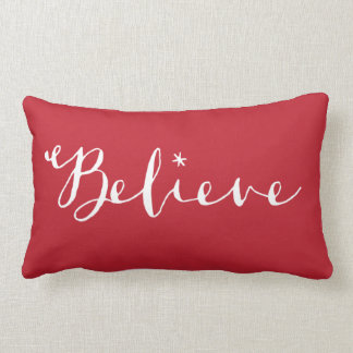 Believe — The Wonder of Christmas Lumbar Pillow