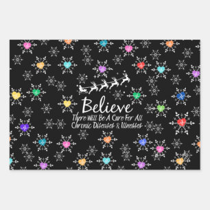 Believe There Will Be A Cure  Wrapping Paper Sheet