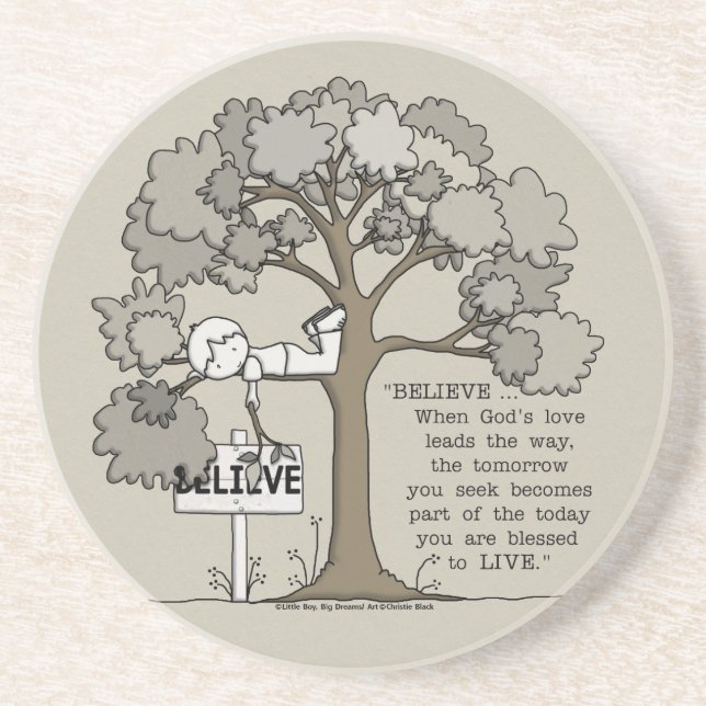 BELIEVE to LIVE Coaster (Front)