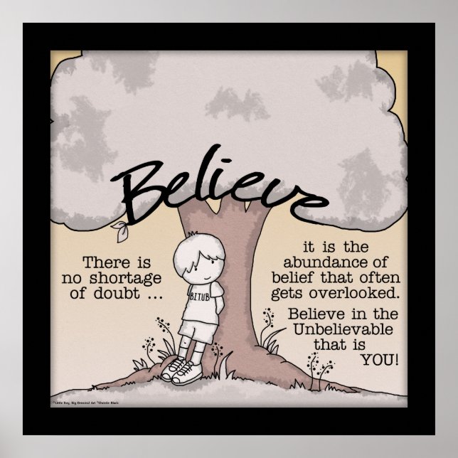 Believe Tree Poster (Front)
