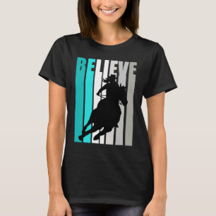 Believe Turquoise Cowgirl Southern Girls Western H T-Shirt