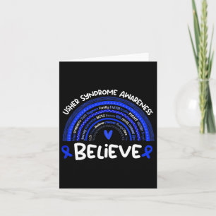 Believe Usher Syndrome Awareness Month Usher Syndr Card