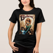 Believe Vintage Mermaid Women's Ocean Magic