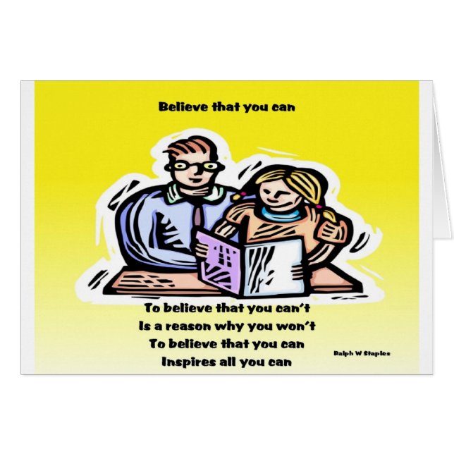 Believe you can (Front Horizontal)