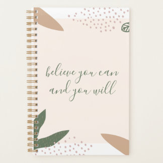 Believe You Can Planner