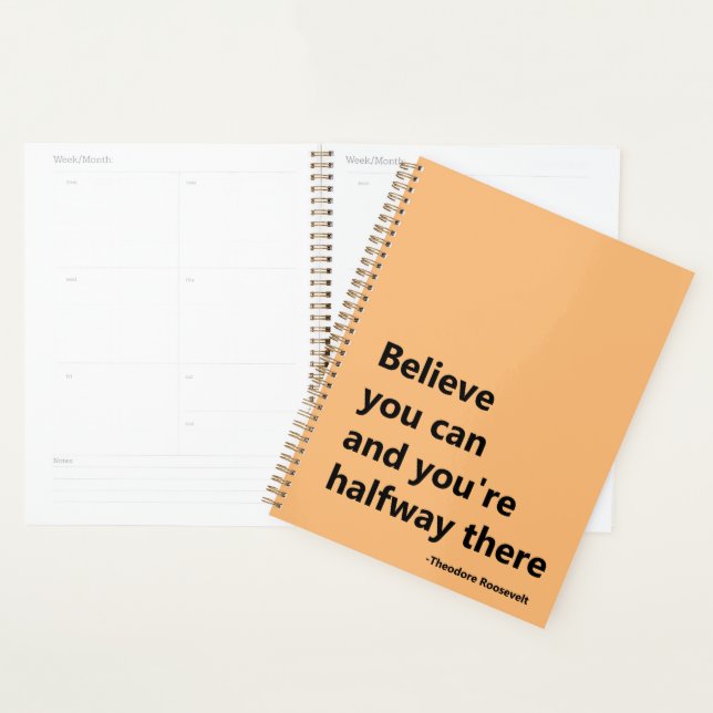 Believe you can planner (Display)