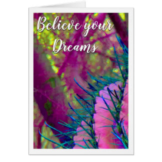 Believe Your Dreams  (personalise & shadow)