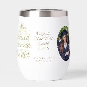 Believed So She Did Inspirational Graduation Gift