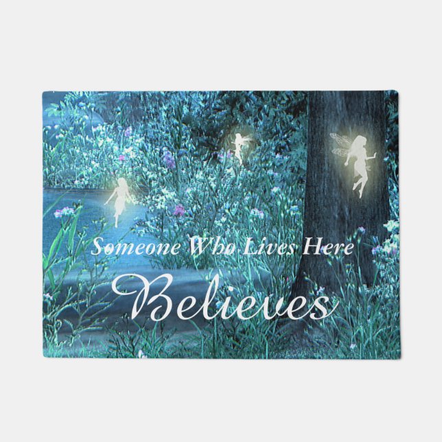 Believes in fairies doormat (Front)
