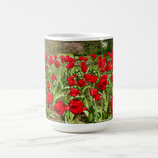 Believing In Yourself. Red Tulips Coffee Mug