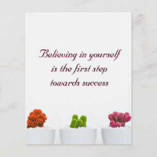 Believing in yourself: the key to success