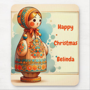 BELINDA ~ Happy Christmas ~ Cute! ~ Mousepad