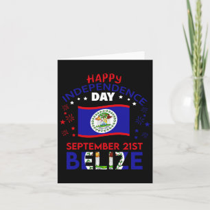 Belise 43rd Independence Day Belizean Pride Belise Card