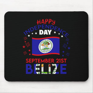 Belise 43rd Independence Day Belizean Pride Belise Mouse Pad