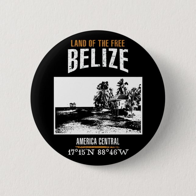 Belise 6 Cm Round Badge (Front)