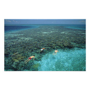 Belise, Barrier Reef, Lighthouse Reef, Blue Photo Print