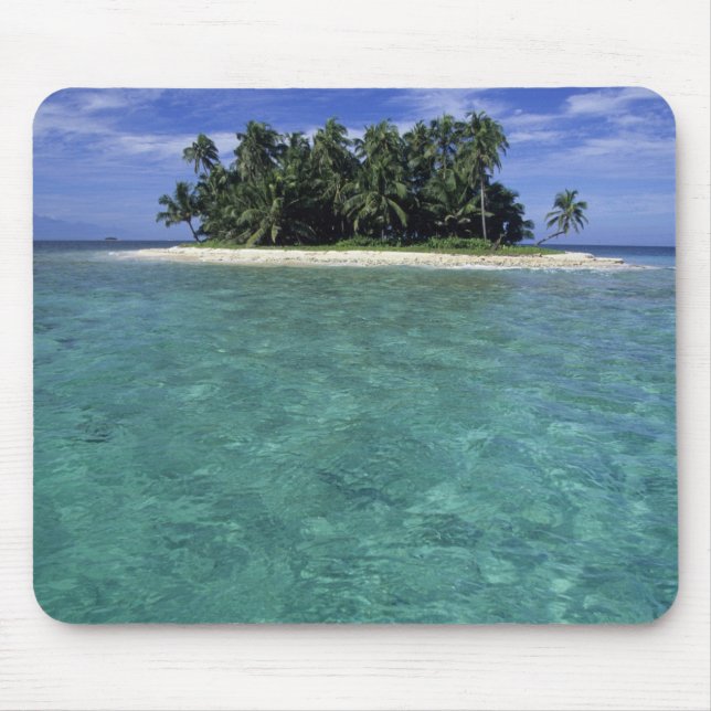 Belise, Barrier Reef, Unnamed island or cay. Mouse Pad (Front)